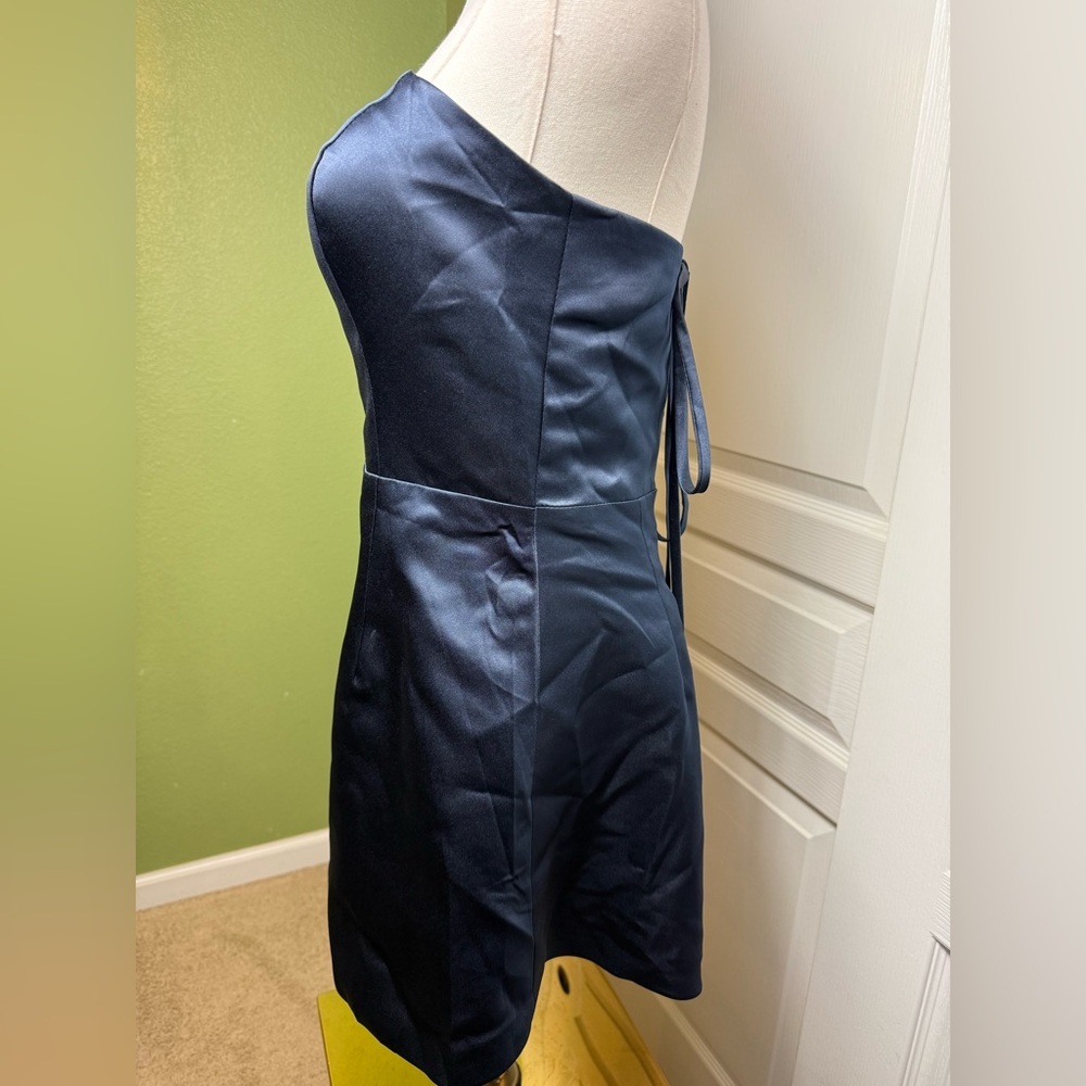 Marine Navy Blue Strapless Dress - Picture 3 of 7